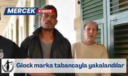 Glock marka tabancayla yakalandılar