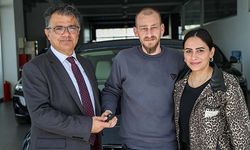 CTP Piyangosu’nun talihlisi BMW aracı teslim aldı