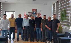 Mağusa Türk Genel İş Sendikası Yeni Yönetiminden Başkan Uluçay’a ziyaret
