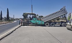 Mesarya Belediyesi Vadili girişinde başlattığı kavşak düzenleme çalışmalarını sürdürüyor