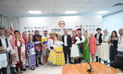 LTB Başkanı Harmancı konuk halk dansları ekiplerini kabul etti