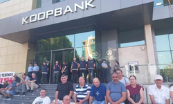 Koop-Sen'in süresiz grevi devam ediyor: Koopbank'ta da dayanışma amaçlı uyarı grevi yapılıyor