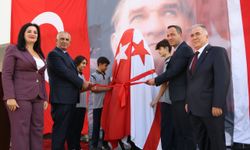 Atleks Sanverler Ortaokulu Atatürk Büstü, törenle açıldı