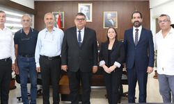 Berova, KKTC Alevi Kültür Merkezi Derneği heyetini kabul etti