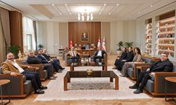 Cumhurbaşkanı Erhürman, Kıbrıs Türk Müteahhitler Birliği’ni kabul etti