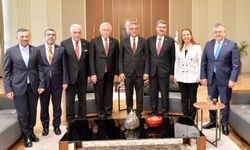 Cumhurbaşkanı Tufan Erhürman, TBMM Başkan Vekili Celal Adan Başkanlığındaki Türkiye-KKTC Parlamentolar Arası Dostluk Gru