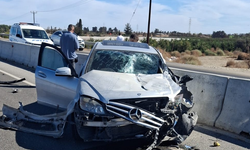 Güzelyurt-Lefke çevre yolunda trafik kazası…4 yaralı