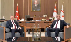 Cumhurbaşkanı Erhürman, Başbakan Üstel’i kabul etti