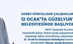 Adres güncelleme çalışmaları dün Güzelyurt’ta başladı