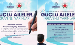 Güçlü Aileler, Güvenli Yarınlar Eğitim Seminerleri Başlıyor
