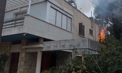 Lefkoşa Köşklüçiftlik’te bir evde yangın