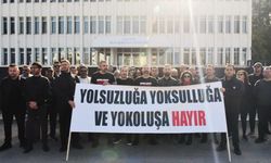 Kamuda yetkili beş sendika, Başbakanlık önünde ateş yaktı: “Bu bir başlangıçtır, eylemler adım adım büyütülecek”