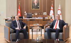 Cumhurbaşkanı Erhürman, Başbakan Üstel'i kabul etti