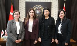 Özdenefe, Kuzey Kıbrıs Gayrimenkul Değerleme Uzmanları Birliği Derneği heyetini kabul etti