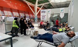 Ercan Havalimanı'nda kan bağış kampanyası düzenlendi