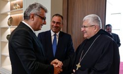 Cumhurbaşkanı Erhürman, Maronit toplumu temsilcisi Moussa ve Başpiskopus Sfeir ile görüştü