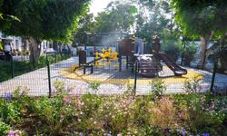 Derviş Paşa Otoparkı yanındaki mahalle parkı tamamlandı