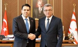 Erhürman, TİKA Başkanı Abdullah Eren’i kabul etti