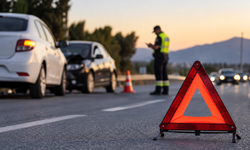 KKTC'de 5 Trafik Kazası: 2 Yaralı, 4 Alkollü Sürücü