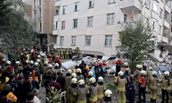 İstanbul'da 7 katlı bina çöktü: Enkazda 7 kişi var