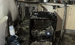 Gönyeli'de Bulaşık Makinesi Yangına Neden Oldu