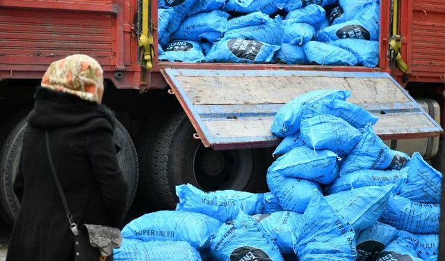 İstanbul Beylikdüzü'nden 90 haneye 90 ton yakacak yardımı