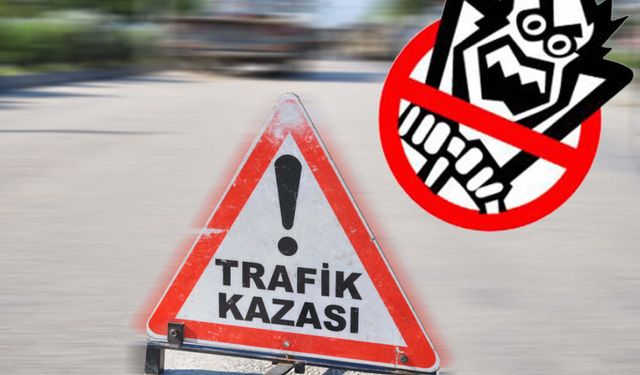 Alkollü sürücü aracıyla dere yatağına düştü