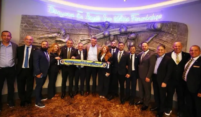 KKTC Fenerbahçeliler Derneği’nden Fenerbahçe Spor Kulübü’ne ziyaret