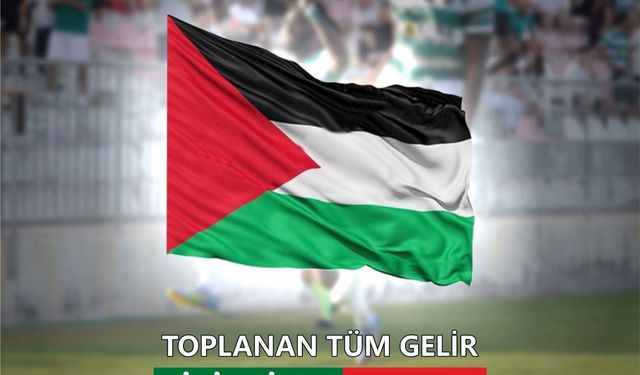 Gençlik Gücü'nden Filistin'e destek maçı