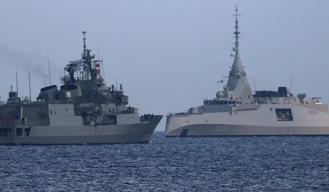 Güney Kıbrıs açıklarında beş ülkeden ortak deniz tatbikatı