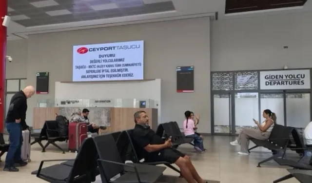 Taşucu'ndan KKTC'ye feribot seferleri iptal edildi