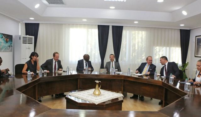 Ertuğruloğlu, BM Temsilcisi Diagne ile görüştü