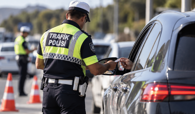 Trafik denetimlerinde 1.362 sürücüye işlem