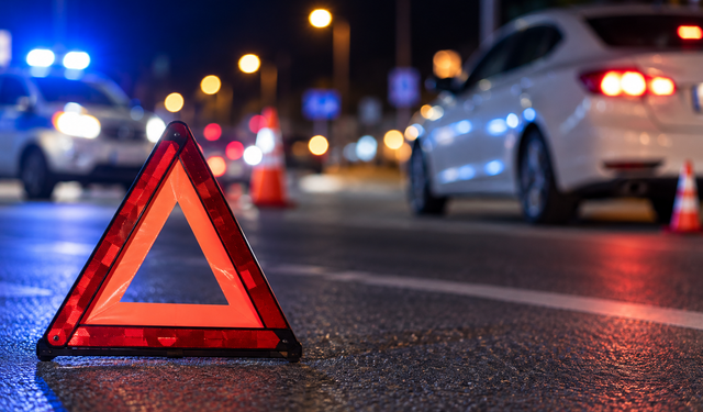 Girne’de otomobil ile motosiklet çarpıştı: 1 yaralı