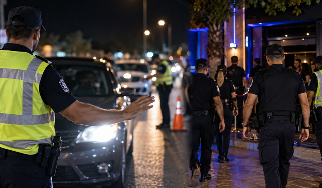 Lefkoşa ve İskele’de geniş çaplı denetim: 5 kişi tutuklandı