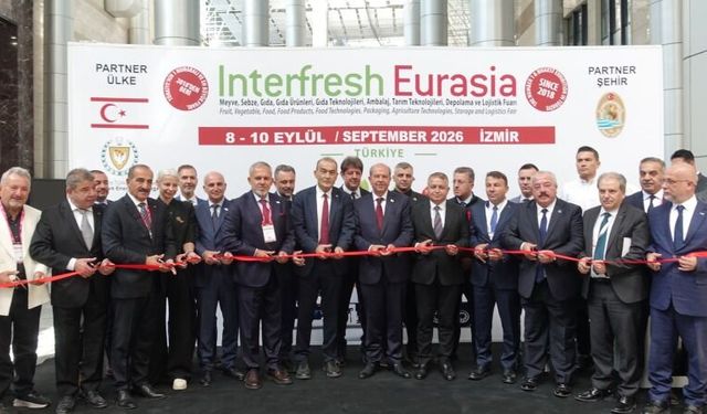 Ersin Tatar, Interfresh Eurasia Fuarı’nın açılışına katıldı