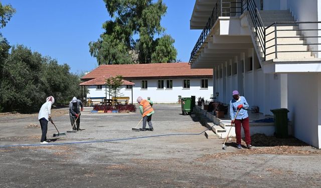 Güzelyurt’ta okullar yeni eğitim yılına hazırlanıyor