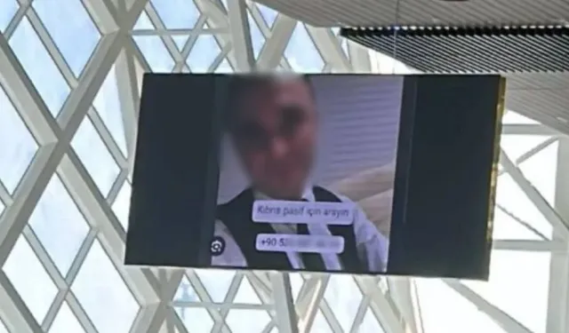 Ercan’daki dijital reklam panoları hacklendi iddiası