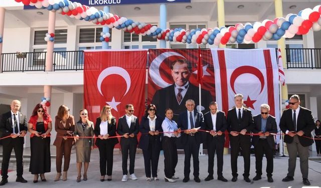 Haspolat Gülen Tüfekçi İlkokulu’nda yeni derslikler açıldı