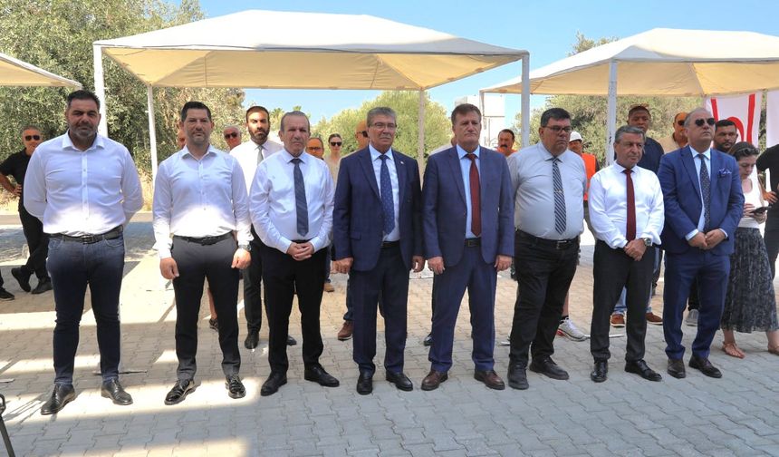 Başbakan Ünal Üstel, Girne doğu çevre yolu 1. Etap Yol Yapımı Başlama Törenine Katıldı