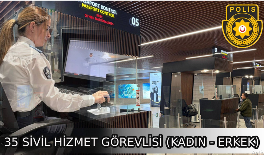 Polis Genel Müdürlüğü bünyesinde 35 kişilik bilgisayar operatörü münhali…