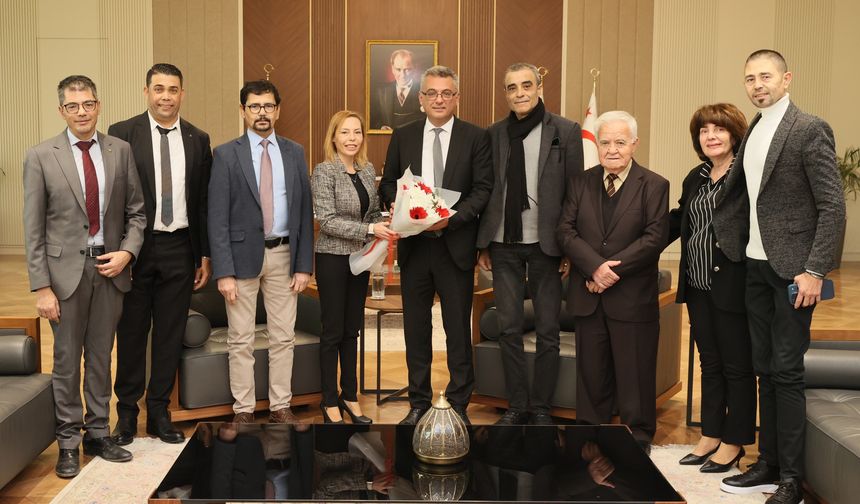 Erhürman, Thalassaemia Derneği heyetini kabul etti