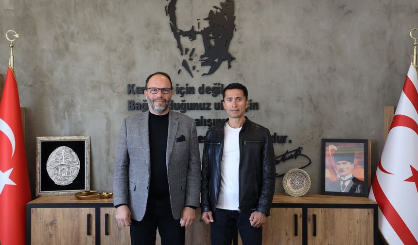 Sadıkoğlu, milli atlet Tazegül ile görüştü