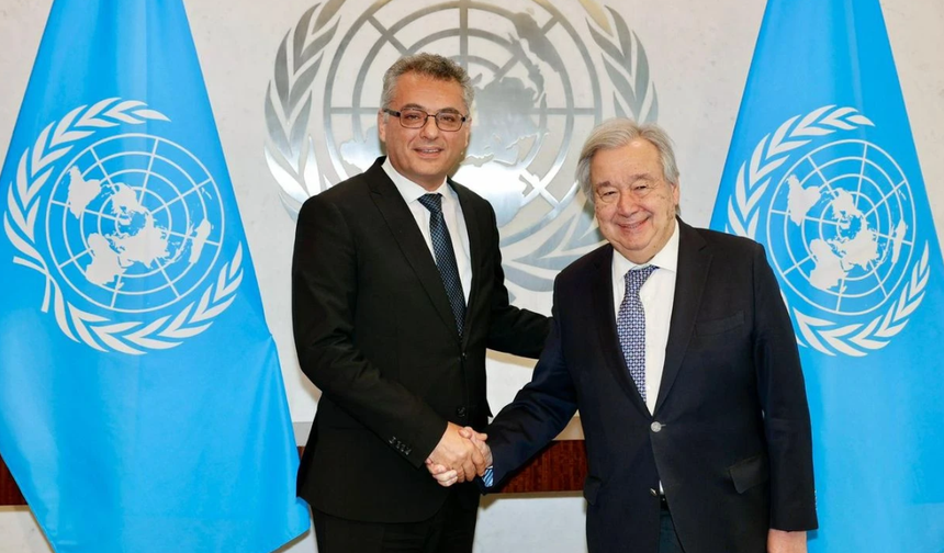 Cumhurbaşkanı Erhürman – Guterres görüşmesi sona erdi