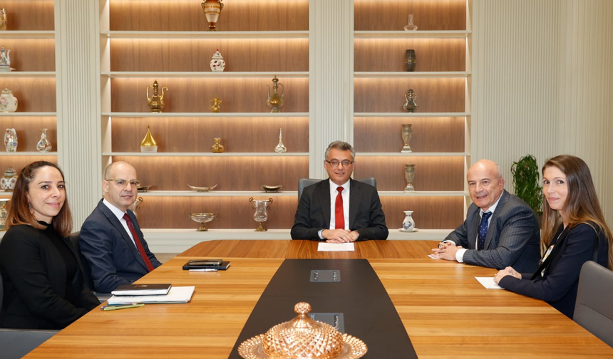 Cumhurbaşkanı Tufan Erhürman, İsviçre’nin Lefkoşa  Büyükelçisi Christoph Burgener'i kabul etti