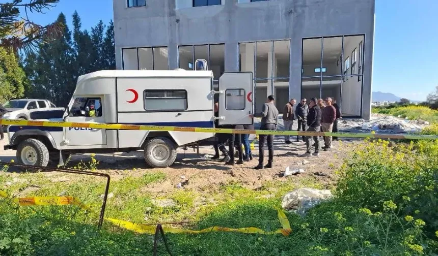 Kızılbaş Parkı yakınlarında inşaat alanında cansız beden bulundu