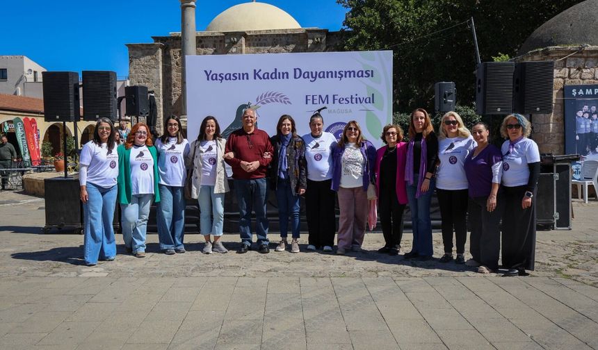 CTP Kadın Örgütü Mağusa’da FEM Festivali düzenledi