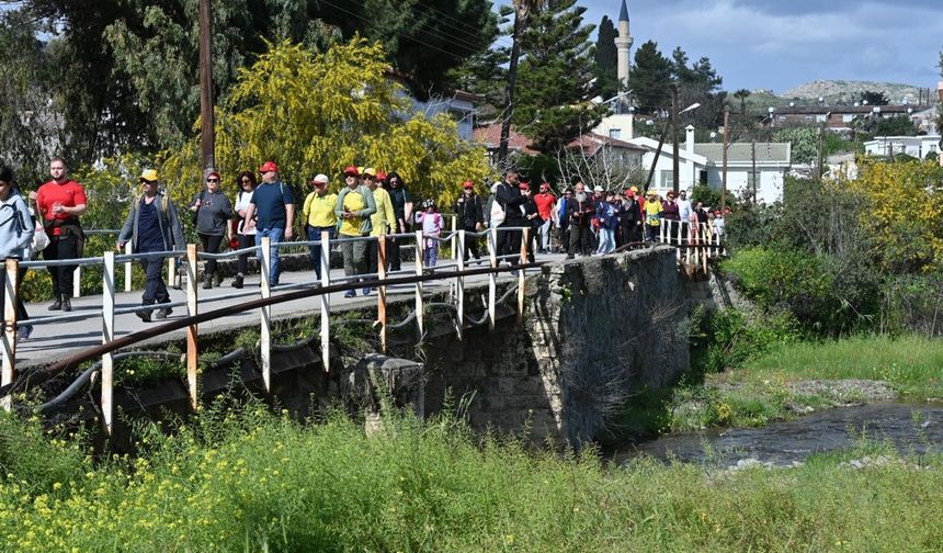 23. Orkide Yürüyüşü Lefke’de yapıldı