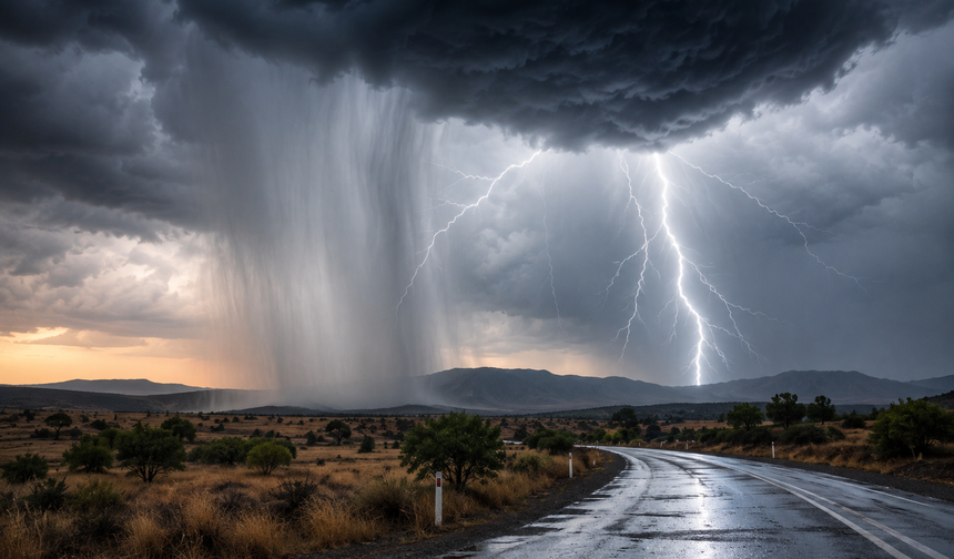 Meteoroloji Uyardı: Kuvvetli Sağanak ve Fırtına Geliyor