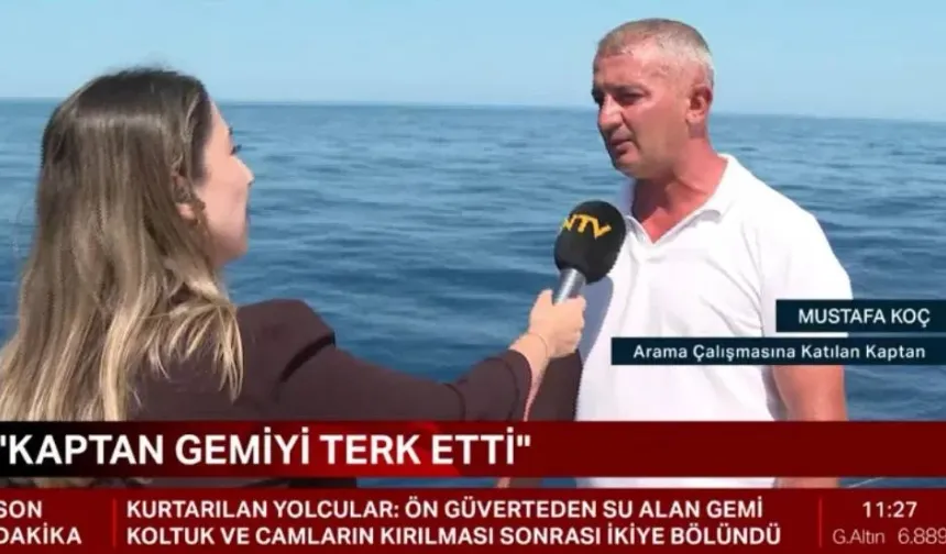 Mustafa Koç: Kaptan ve ikinci kaptan benim teknemdeydi